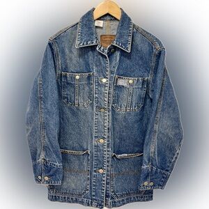 Vintage 1990’s Lauren Ralph Lauren Lee Rider Oversized Denim Jacket